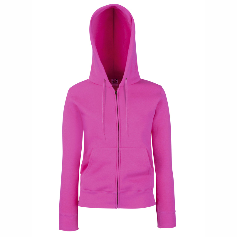 62118-LADY-FIT PREMIUM HOODED SWEAT JACKET